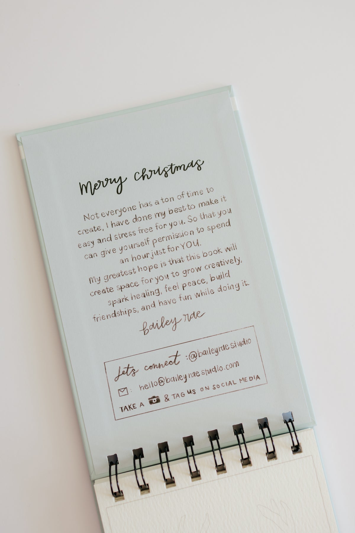 a little bit of christmas - mini watercolor book