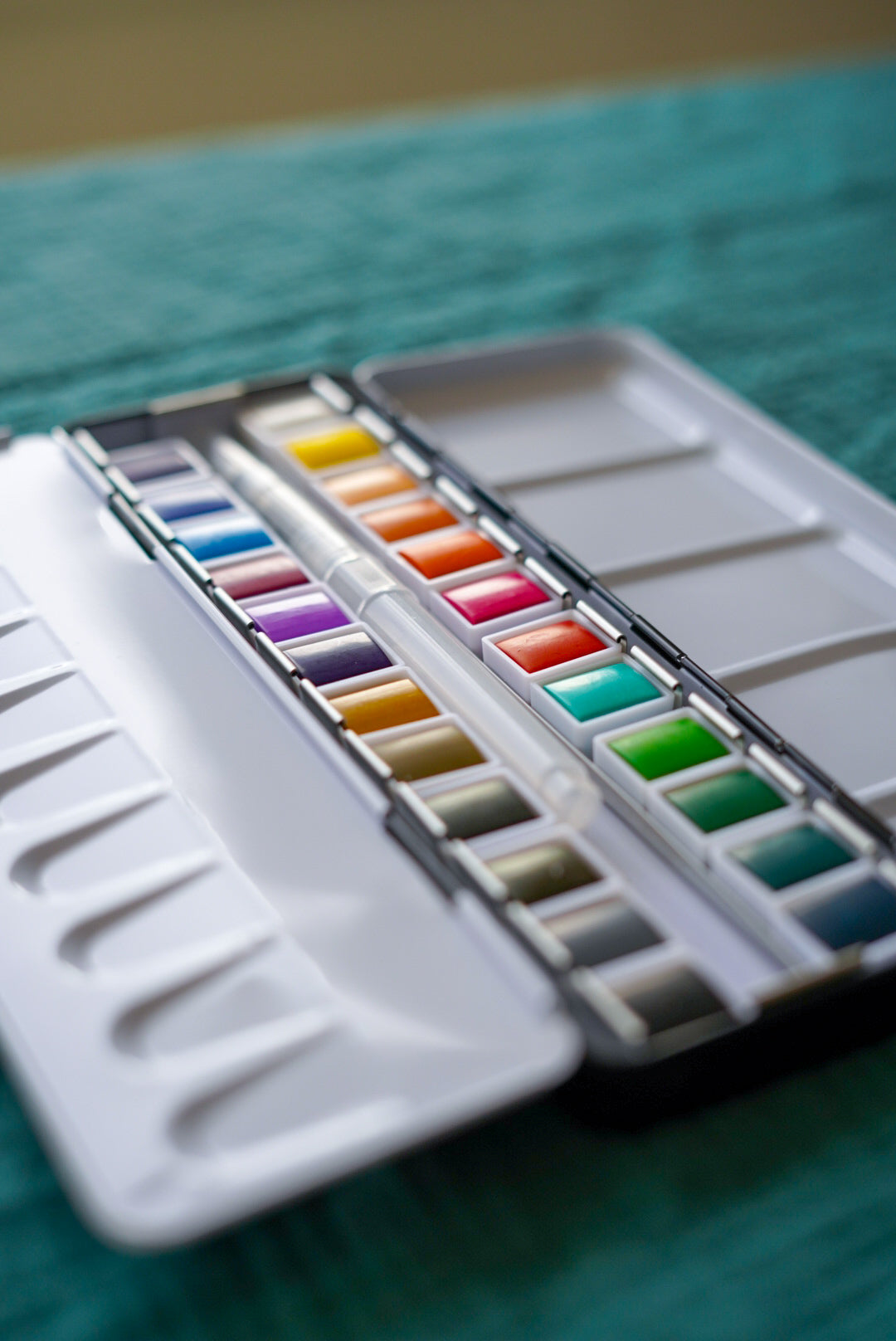 watercolor paint pallete