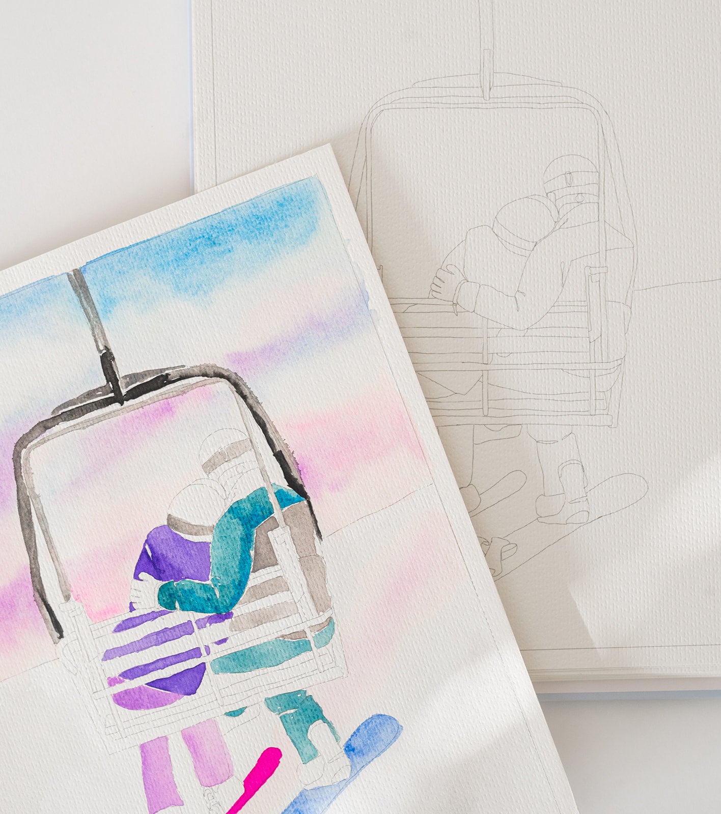 landscape watercolor book