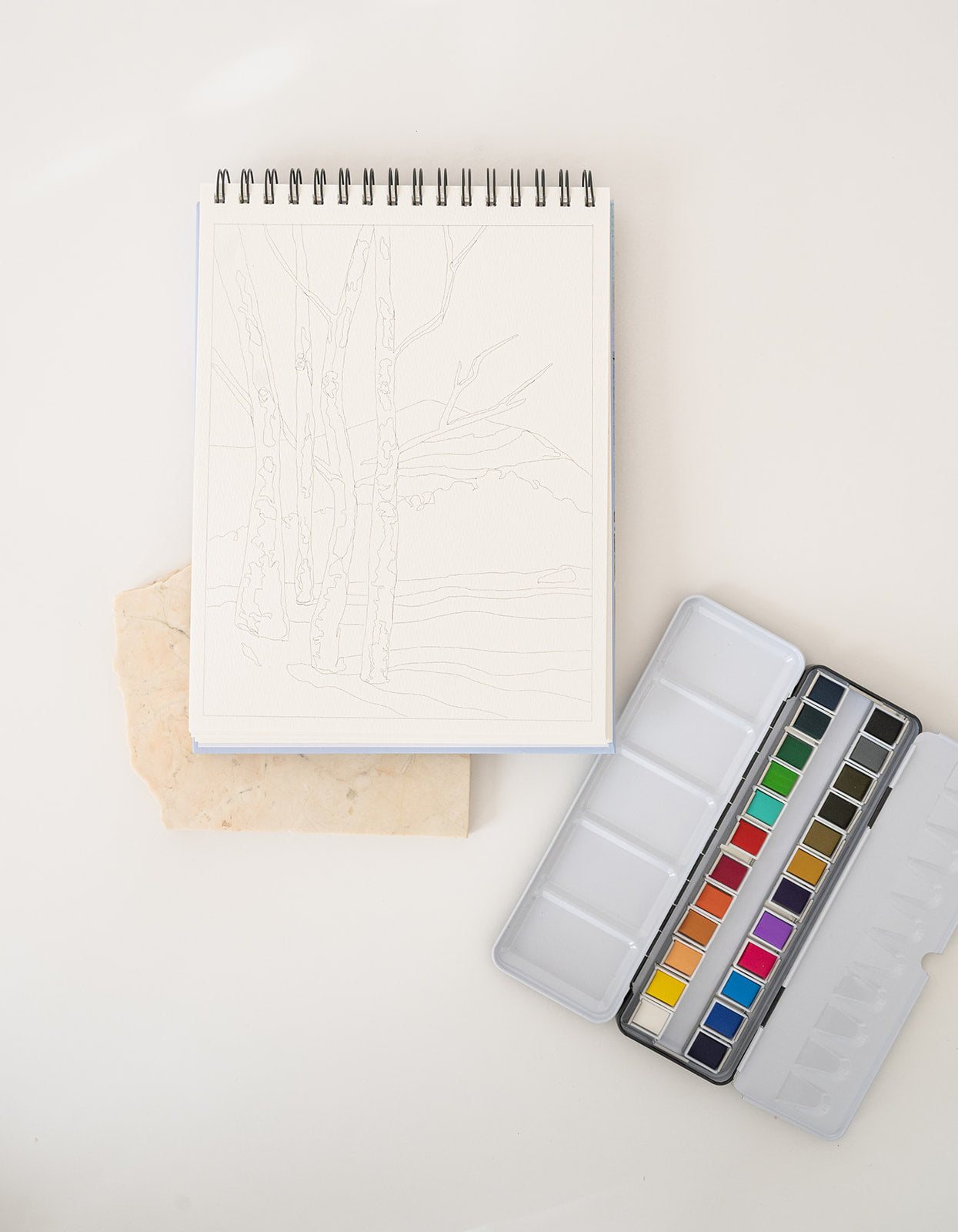 landscape watercolor book