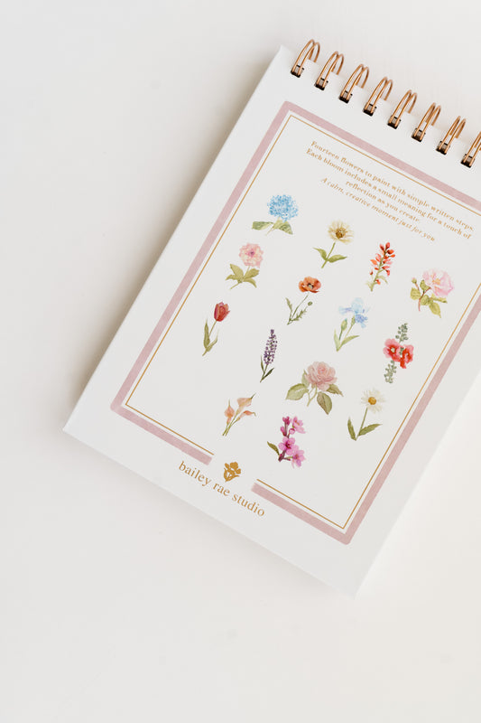 NEW flowers — watercolor workbook