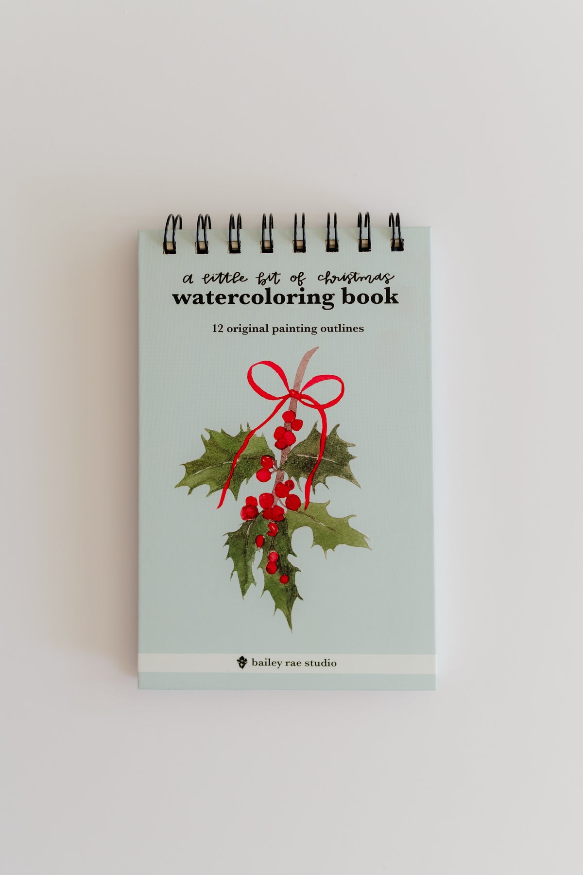 a little bit of christmas - mini watercolor book