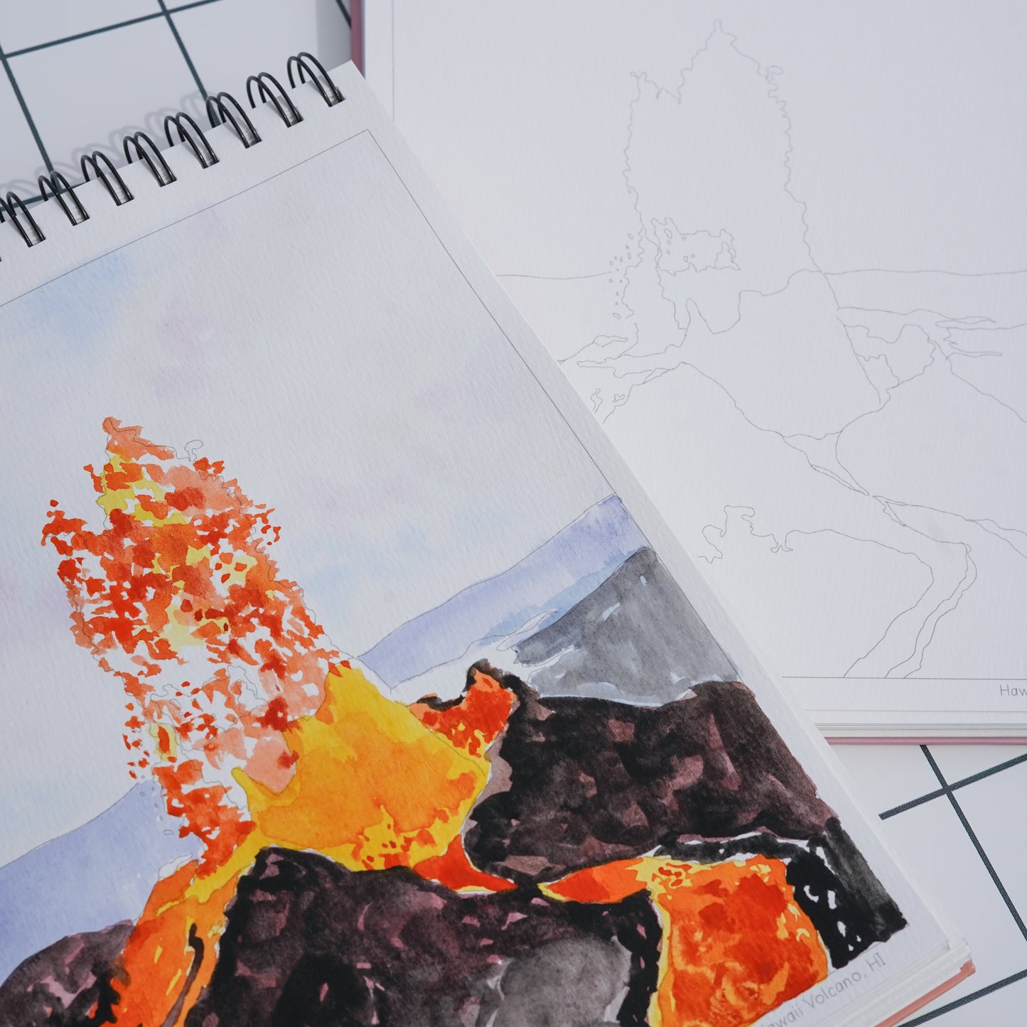 national parks watercolor book