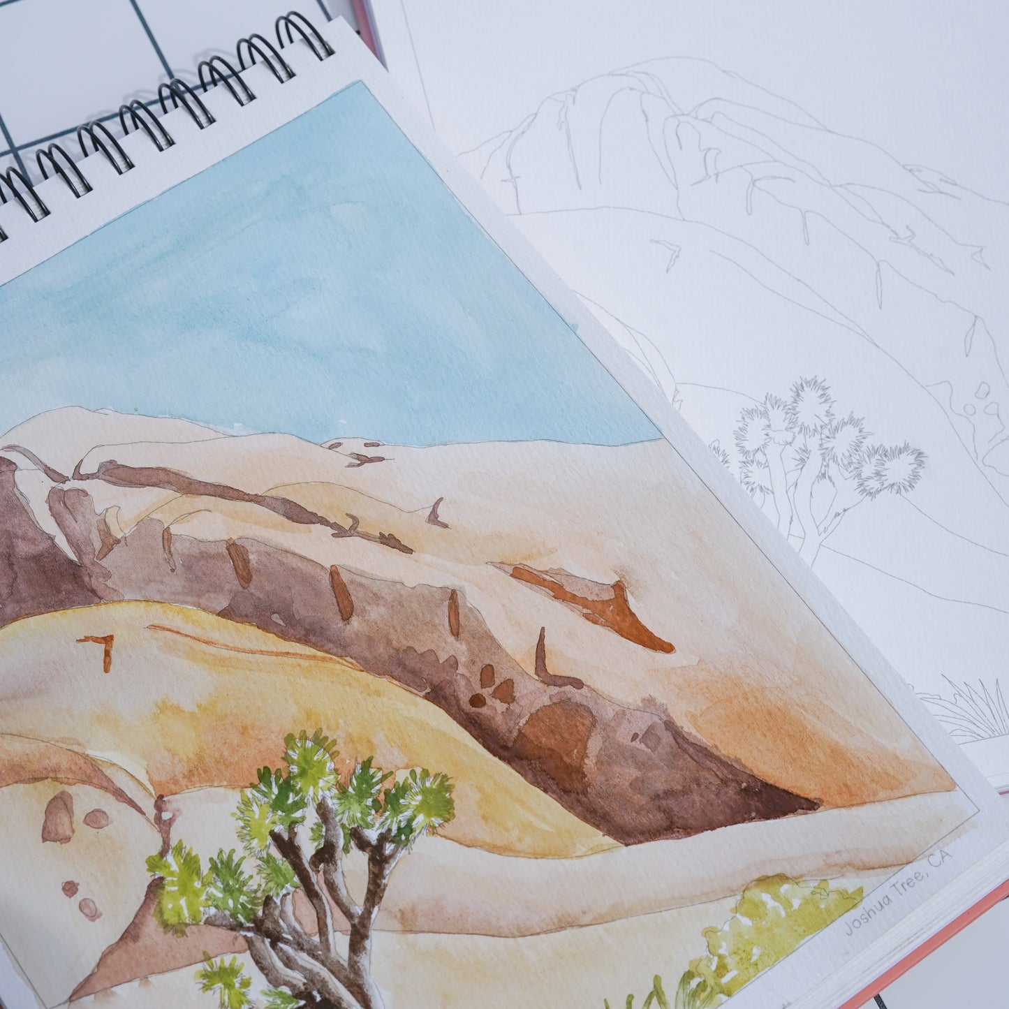 national parks watercolor book