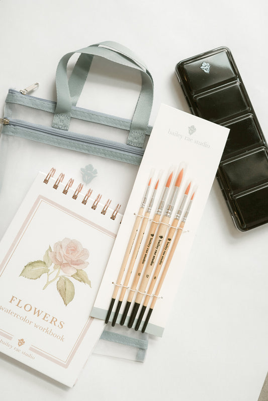 FLOWERS watercolor bundle