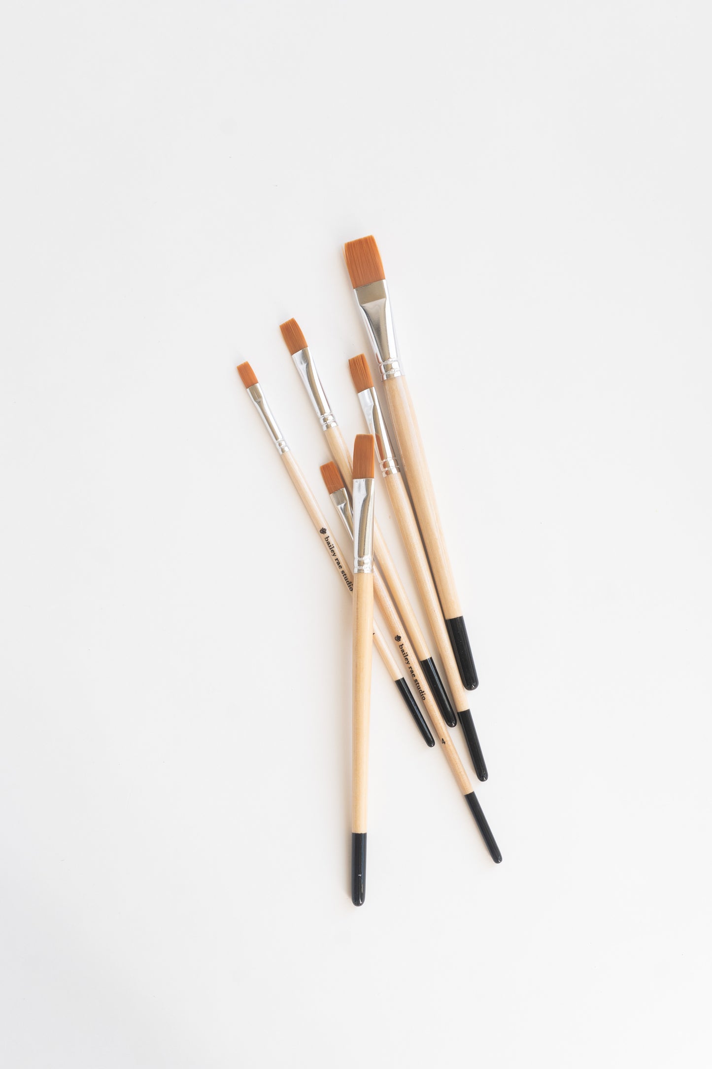 NEW flat brush set