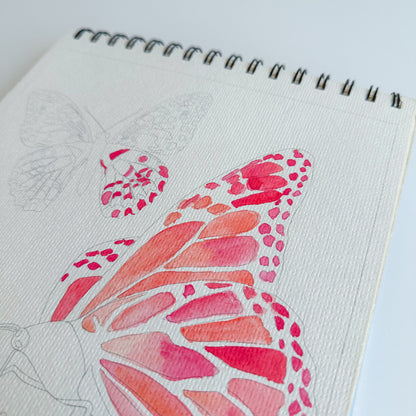 floral watercolor book