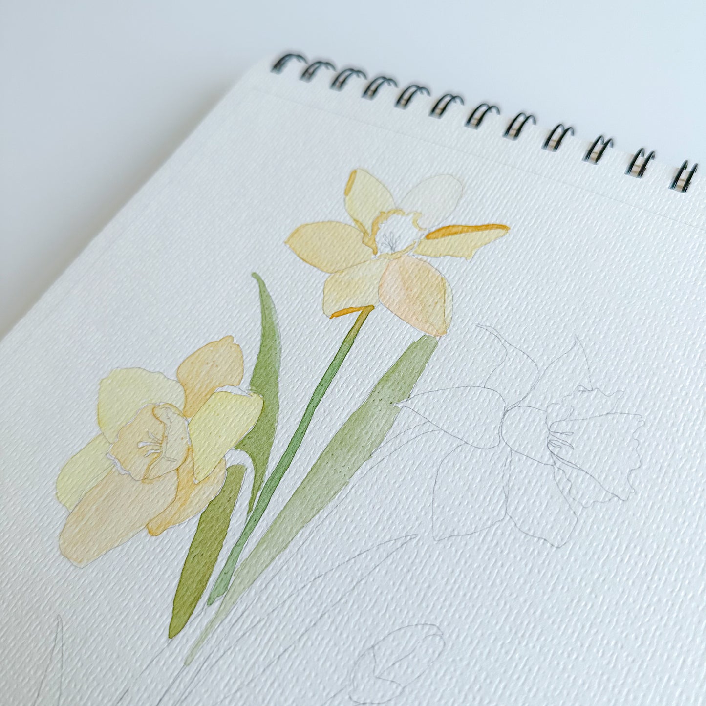 floral watercolor book
