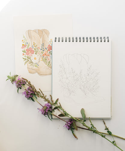 NEW - country life watercoloring book