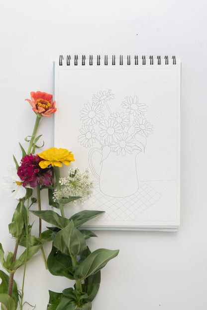 NEW - country life watercoloring book