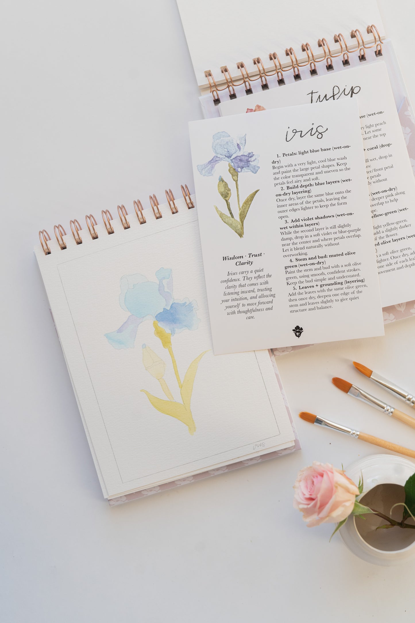 FLOWERS watercolor bundle