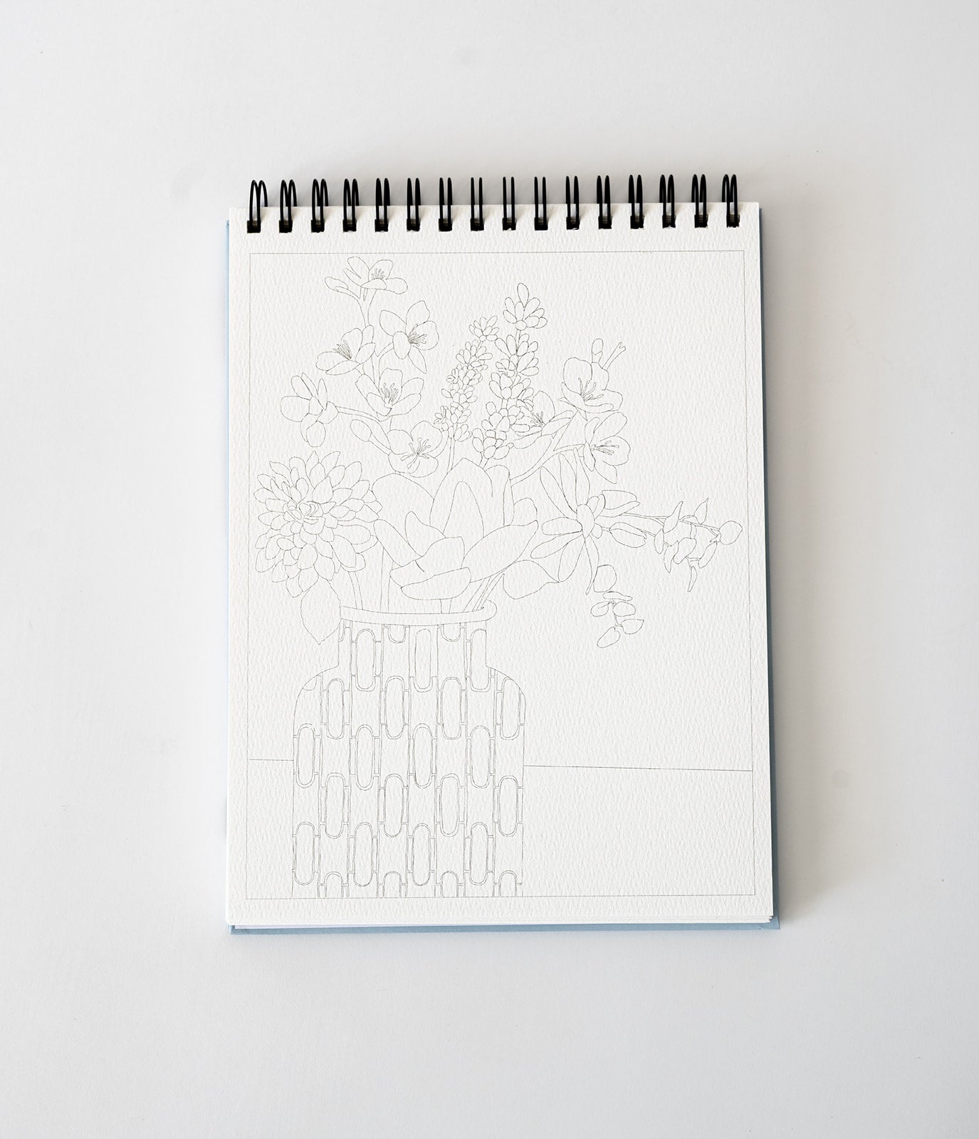 floral watercolor book