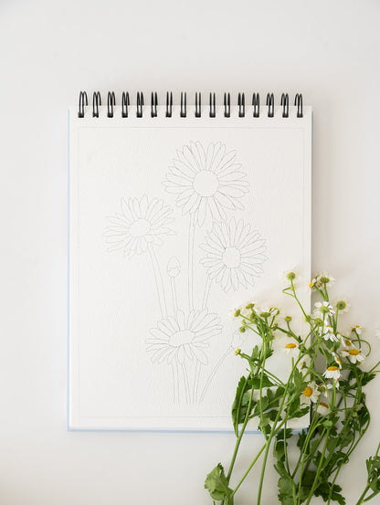 floral watercolor book
