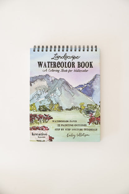 landscape watercolor book