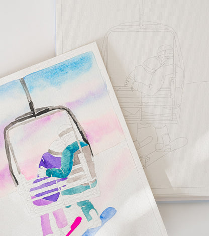 landscape watercolor book