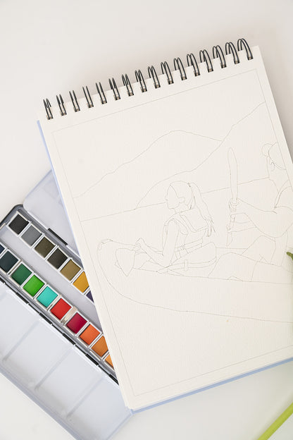landscape watercolor book