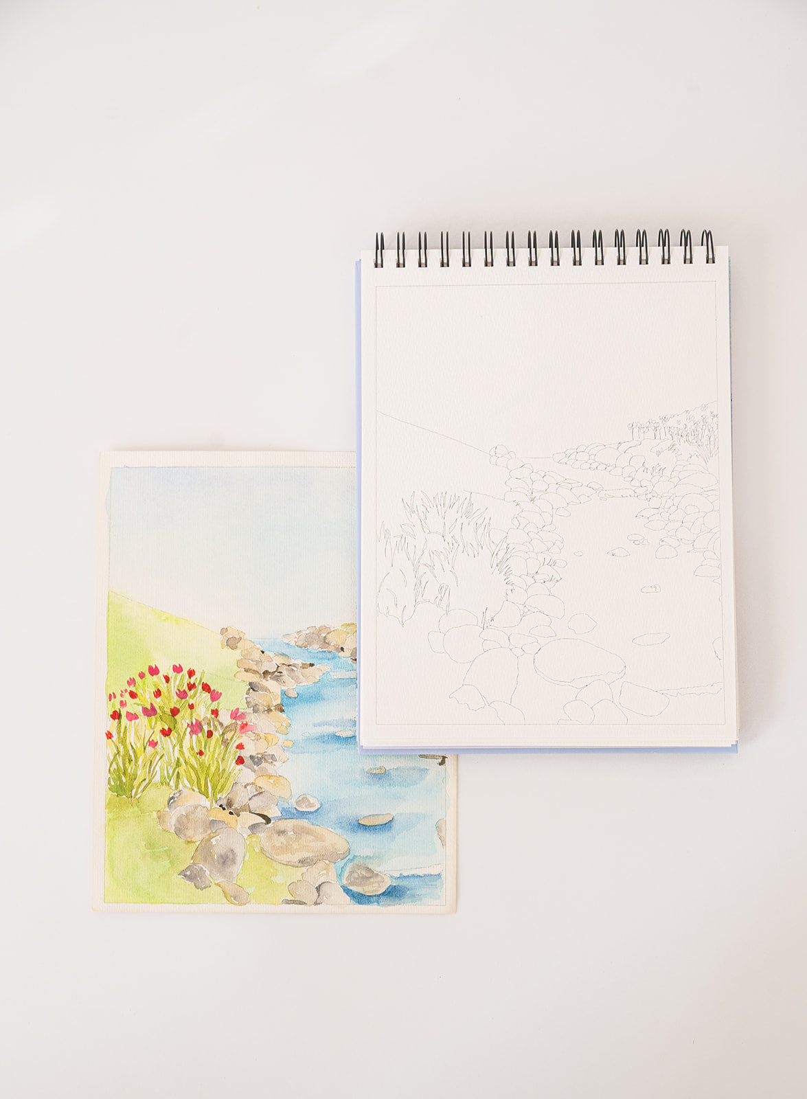 landscape watercolor book