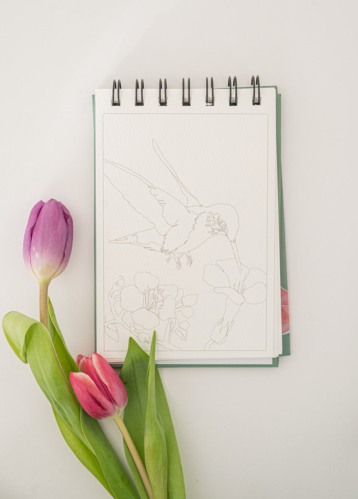 a little bit of summer - mini watercoloring book