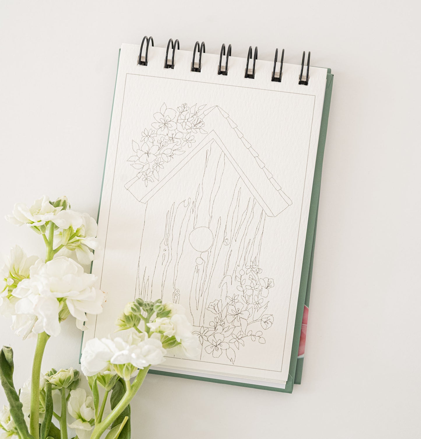 a little bit of summer - mini watercoloring book