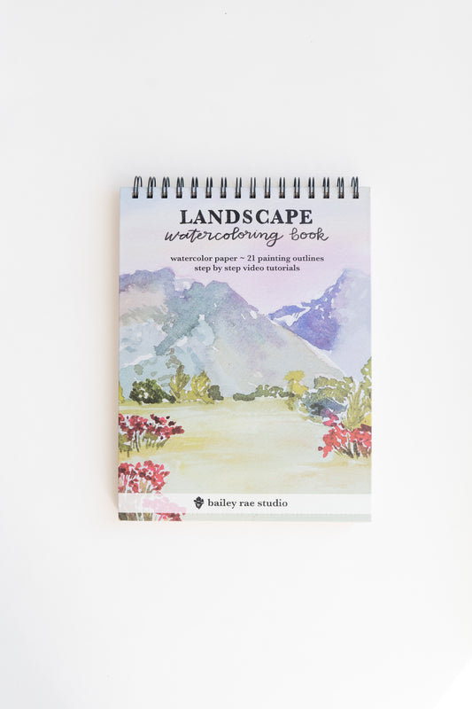 landscape watercolor book