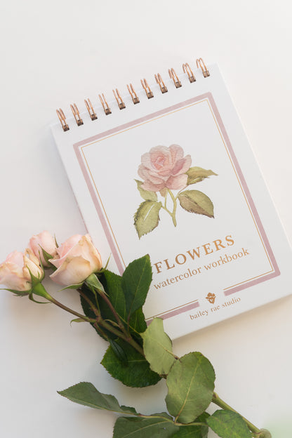 NEW flowers — watercolor workbook