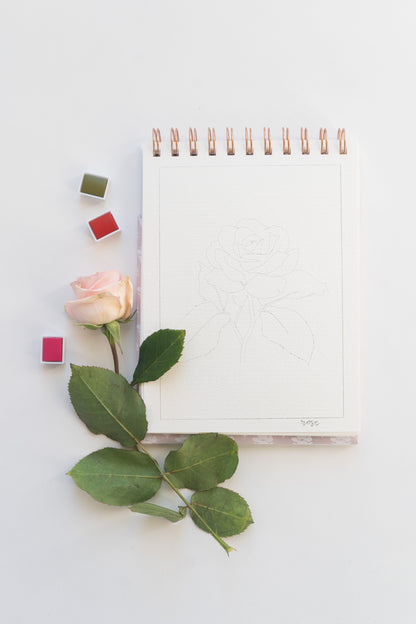 NEW flowers — watercolor workbook