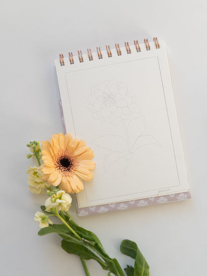 NEW flowers — watercolor workbook