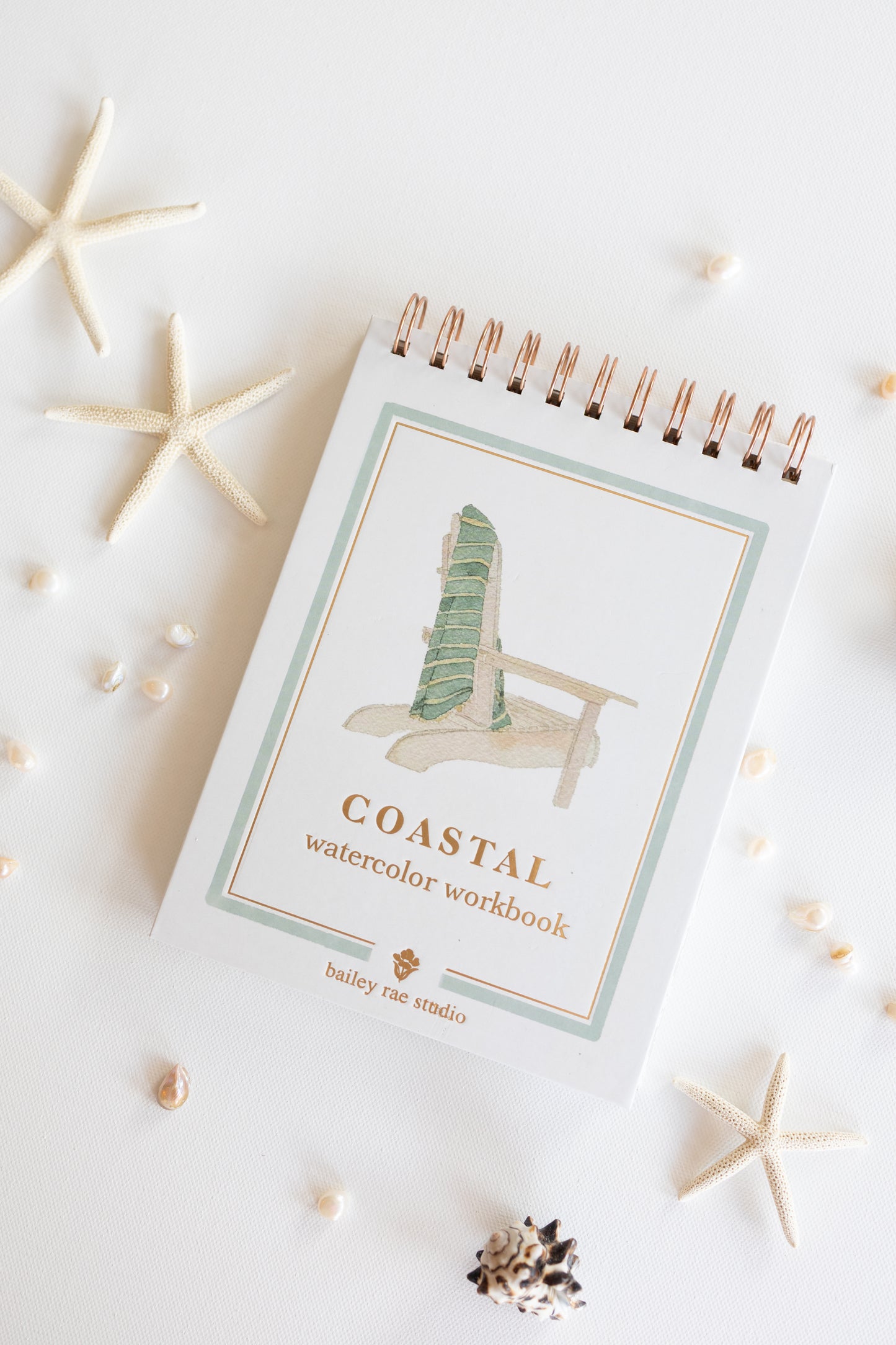 NEW coastal — watercolor workbook