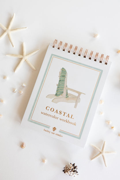 NEW coastal — watercolor workbook