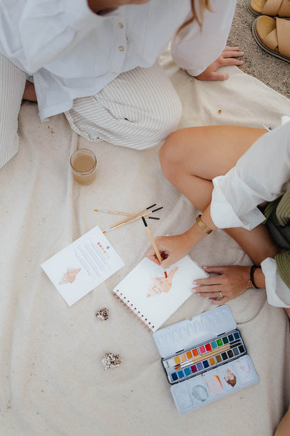 NEW coastal — watercolor workbook