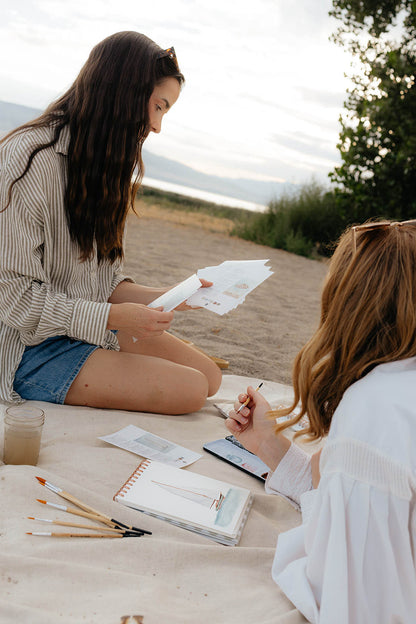 NEW coastal — watercolor workbook